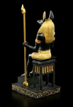 Ägyptischer Gott Anubis Auf Thron -FIGUREN Verkäufe 1073 2 anubis figur 2 1280x1280