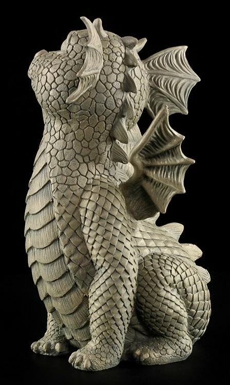 Garten Figur - Drache Schaut Nach Oben 6 Garten Figur - Drache Schaut Nach Oben – Bild 4