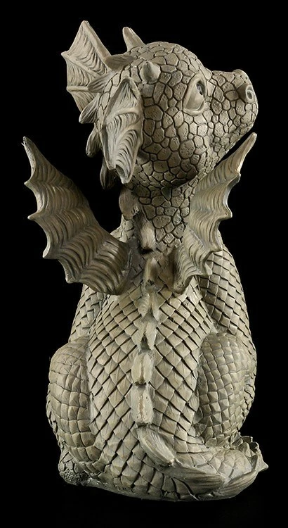 Garten Figur - Drache Schaut Nach Oben 8 Garten Figur - Drache Schaut Nach Oben – Bild 6