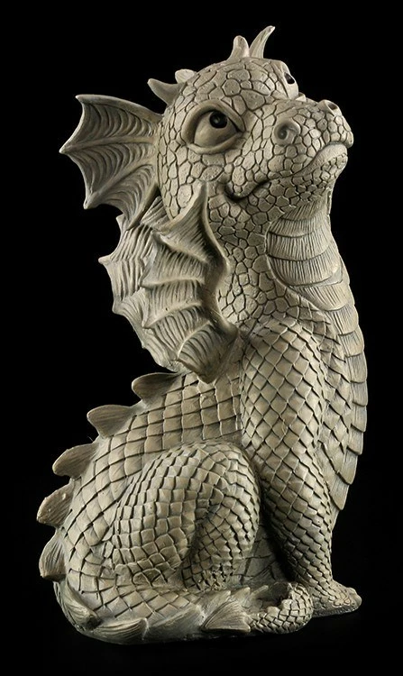 Garten Figur - Drache Schaut Nach Oben 9 Garten Figur - Drache Schaut Nach Oben – Bild 7