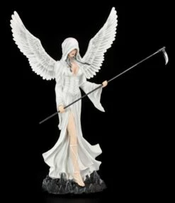 Großer Weißer Todesengel Mit Sense - Innocent Death