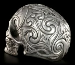 Totenkopf - Tribal Skull Silberfarben Mittel -FIGUREN Verkäufe 13671 4 totenkopf tribal silber 4 1280x1280