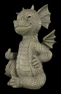 Gartenfigur - Ungezogener Drache Zeigt Mittelfinger -FIGUREN Verkäufe 13700 2 Garten Drachen Mittelfinger 2 1280x1280
