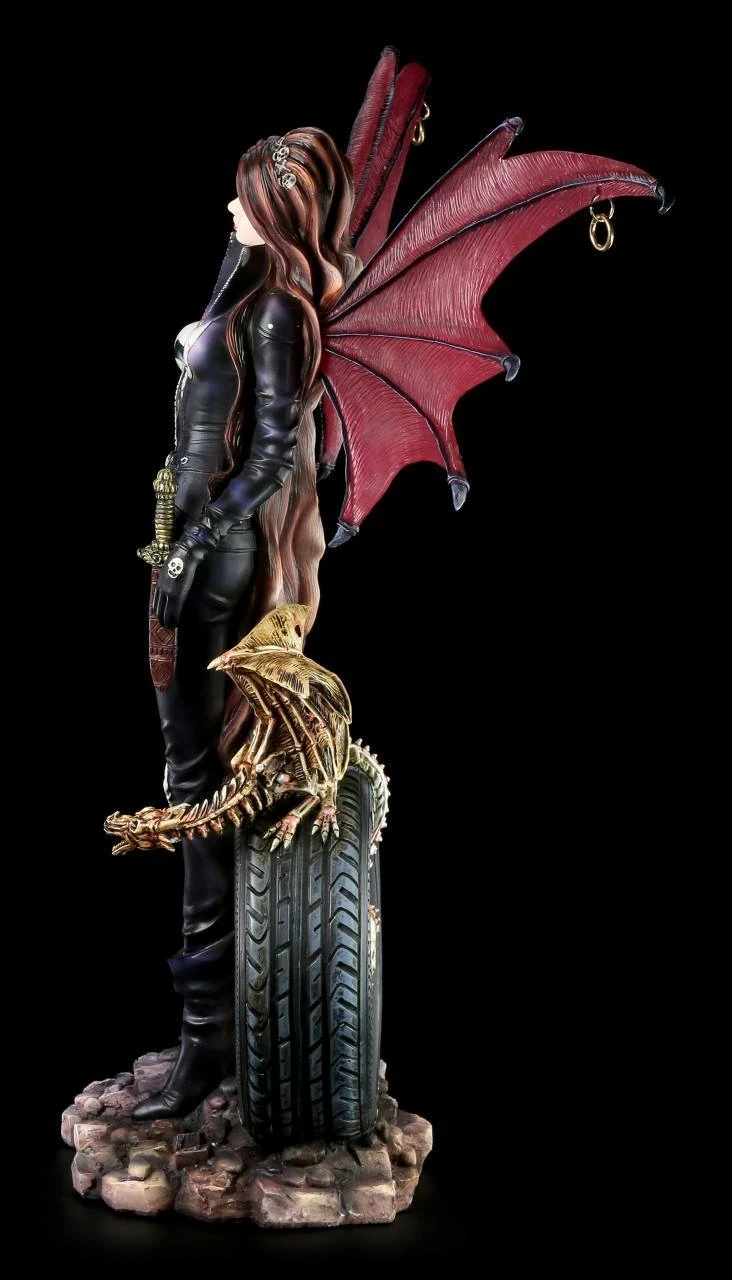 Dark Angel Figur - Biker Outfit Mit Drachen 6 Dark Angel Figur - Biker Outfit Mit Drachen – Bild 4