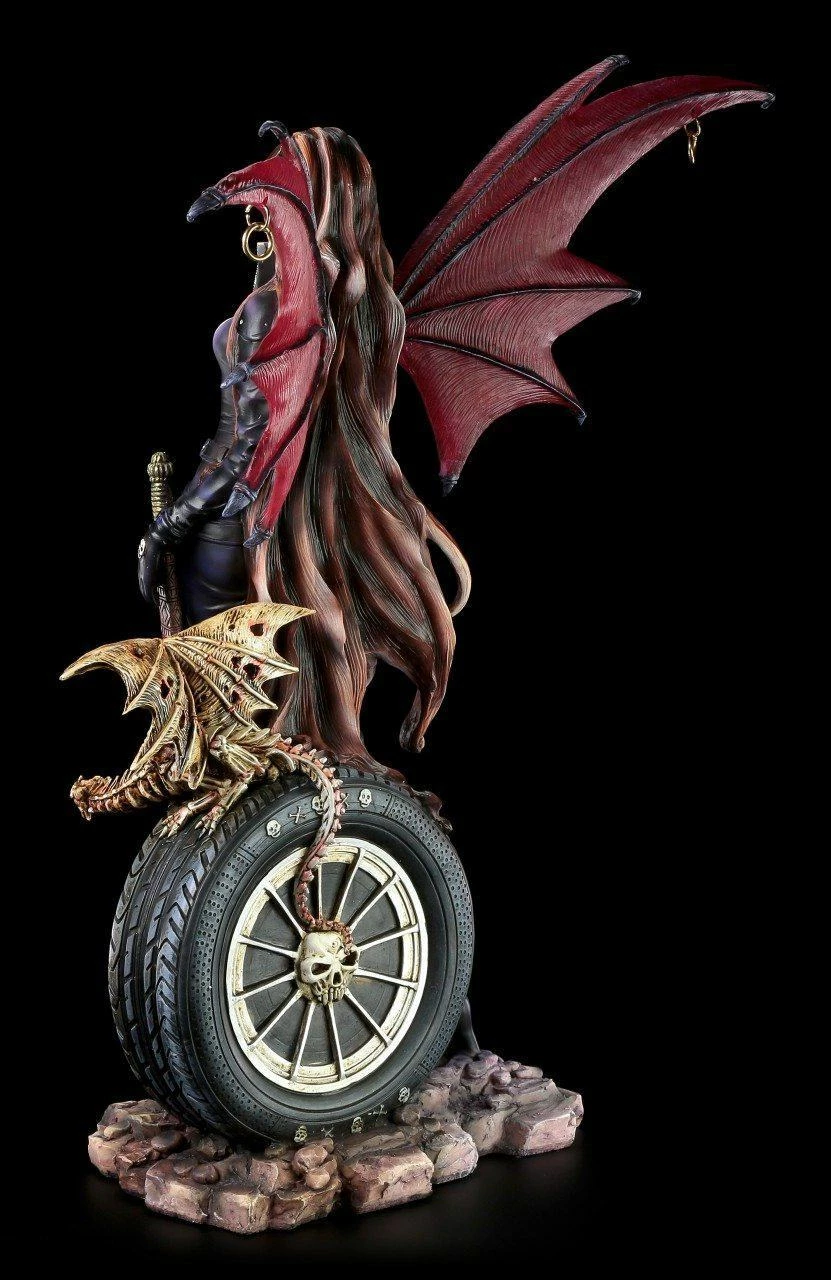 Dark Angel Figur - Biker Outfit Mit Drachen 7 Dark Angel Figur - Biker Outfit Mit Drachen – Bild 5