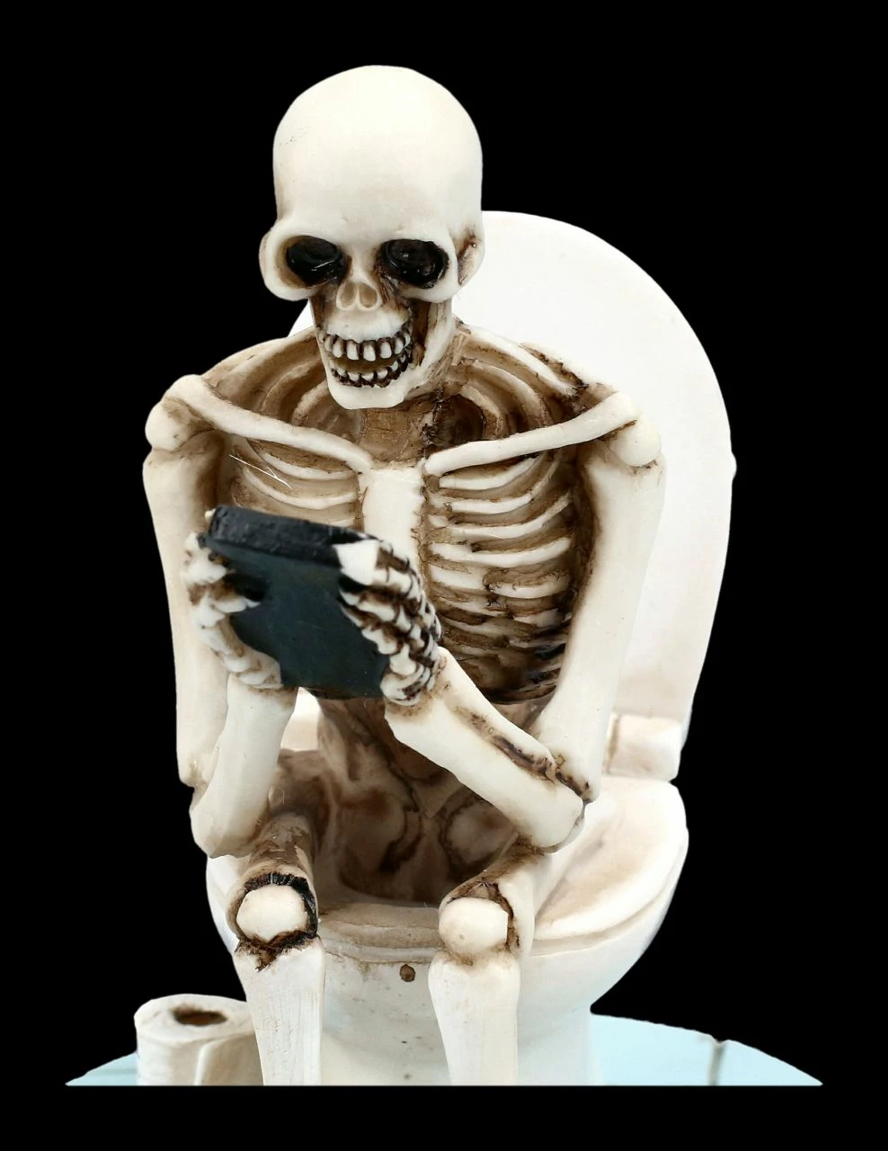 Skelett Figur Sitzt Auf WC 8 Skelett Figur Sitzt Auf WC – Bild 6