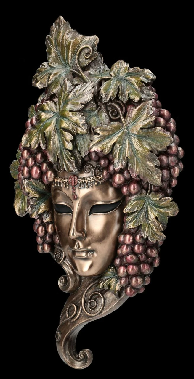 Venezianische Maske Bronziert - Bacchus 5 Venezianische Maske Bronziert - Bacchus – Bild 3