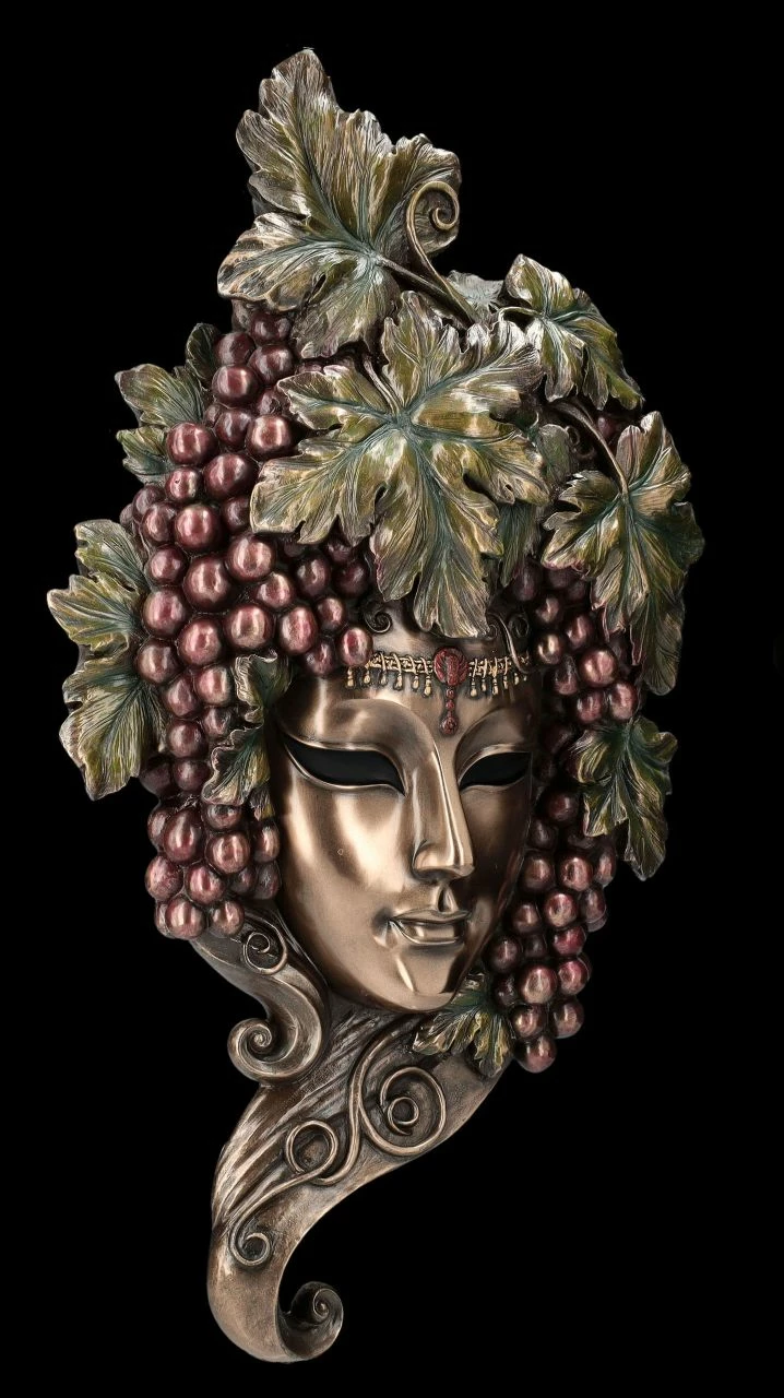 Venezianische Maske Bronziert - Bacchus 4 Venezianische Maske Bronziert - Bacchus – Bild 2