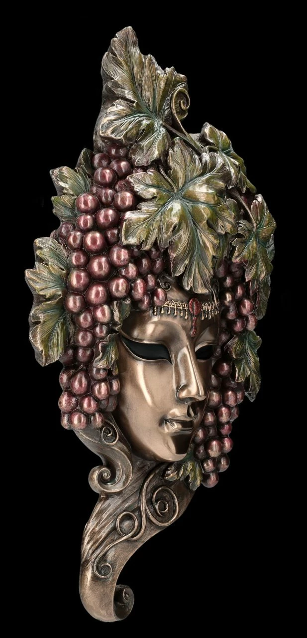 Venezianische Maske Bronziert - Bacchus 9 Venezianische Maske Bronziert - Bacchus – Bild 7