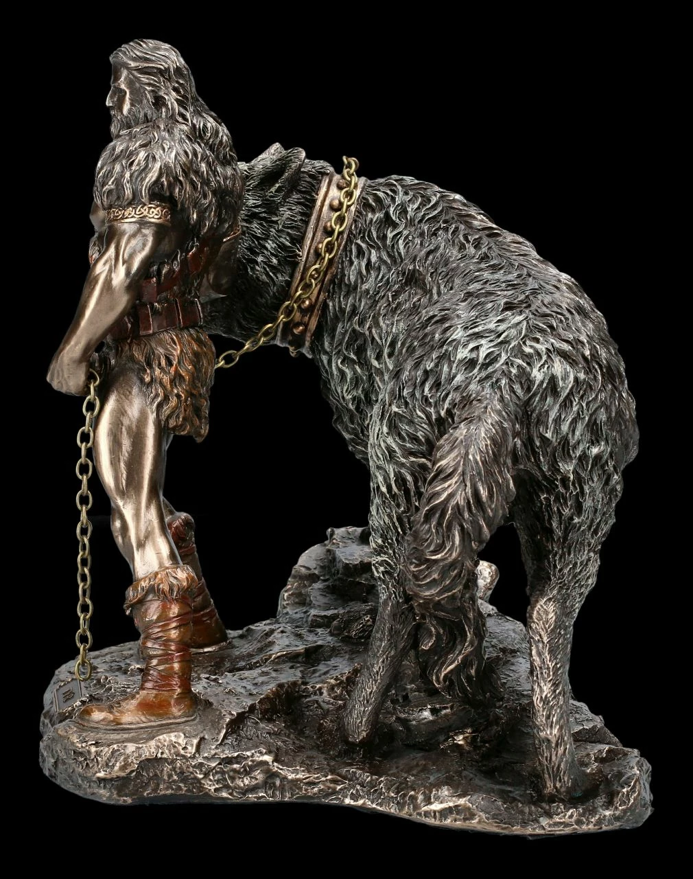 Tyr Figur Mit Fenriswolf - Gott Des Kampfes 5 Tyr Figur Mit Fenriswolf - Gott Des Kampfes – Bild 3