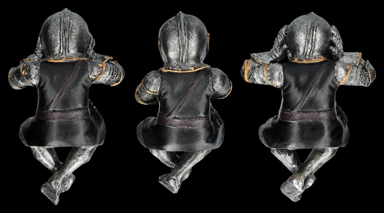 Ritter Figuren Kantenhocker - Nichts Böses 7 Ritter Figuren Kantenhocker - Nichts Böses – Bild 5
