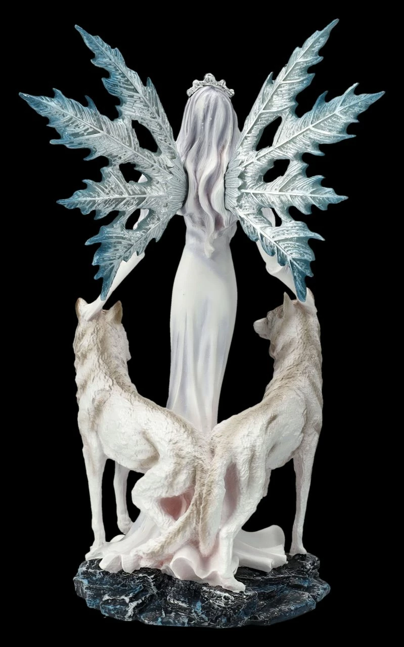 Elfen Figur - Maylea Mit Weißen Wölfen 6 Elfen Figur - Maylea Mit Weißen Wölfen – Bild 4