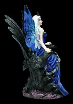Elfen Figur - Rabenkönigin Auf Thron -FIGUREN Verkäufe 2D FD0309A Elfen Figur Rabenkoenigin auf Thron 14 1280x1280