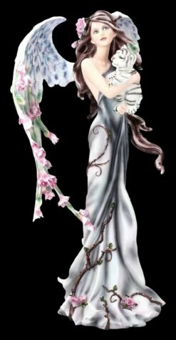 Schutz Engel Figur - Cathetel Mit Tiger -FIGUREN Verkäufe 2D FS12770 Schutz Engel Figur Cathetel mit Tiger 1 1280x1280