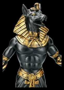 Ägyptische Krieger Figur - Anubis - Schwarz Gold -FIGUREN Verkäufe 2D FS12897 Aegyptische Krieger Figur Anubis Schwarz Gold 2 1280x1280