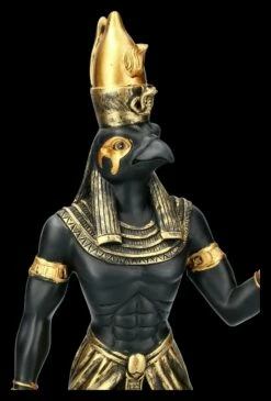 Ägyptische Krieger Figur - Horus - Schwarz Gold -FIGUREN Verkäufe 2D FS12912 Aegyptische Krieger Figur Horus Schwarz Gold 2 1280x1280