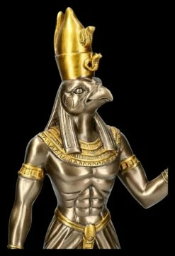 Ägyptische Krieger Figur - Horus - Bronziert 13 Ägyptische Krieger Figur - Horus - Bronziert -FIGUREN Verkäufe 2D FS12913 Aegyptische Krieger Figur Horus Bronziert 3 1280x1280