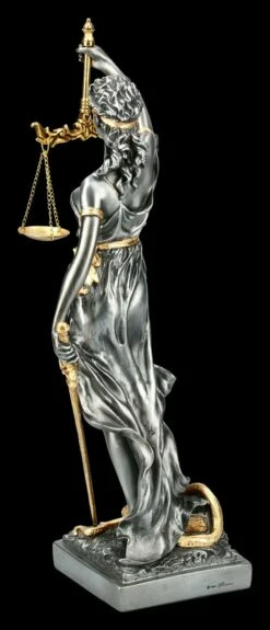 Mittlere Justitia Figur - Göttin Der Gerechtigkeit - Silber Gold -FIGUREN Verkäufe 2D FS13452 Mittlere Justitia Figur Goettin der Gerechtigkeit silber gold 5 1280x1280