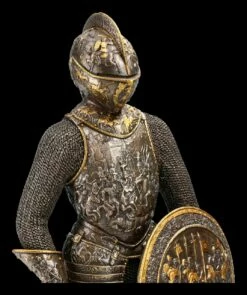 Ritter Figur - Mit Rundschild Und Schwert -FIGUREN Verkäufe 2D FS13996 Ritter Figur Mit Rundschild und Schwert 2 1280x1280