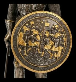 Ritter Figur - Mit Rundschild Und Schwert -FIGUREN Verkäufe 2D FS13996 Ritter Figur Mit Rundschild und Schwert 3 1280x1280