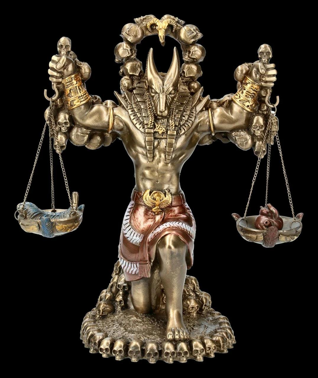 Anubis Figur Mit Herz Und Feder 4 Anubis Figur Mit Herz Und Feder – Bild 2