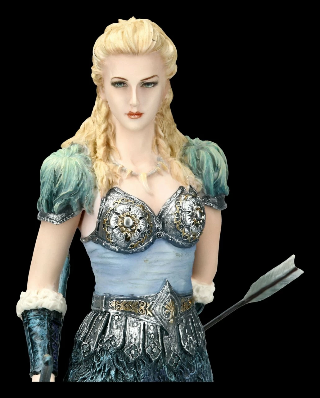 Skadi Figur Mit Wölfen - Nordische Winter Göttin 9 Skadi Figur Mit Wölfen - Nordische Winter Göttin – Bild 7