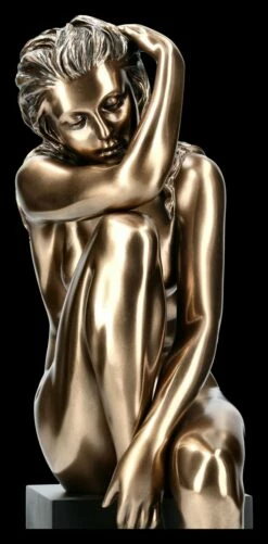 Weibliche Akt Figur - Auf Monolith In Sich Gekehrt -FIGUREN Verkäufe 2D FS16497 Weibliche Akt Figur Auf Monolith in sich gekehrt 4 1280x1280