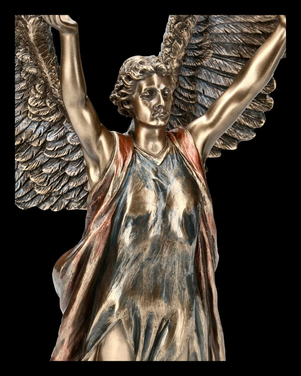 Erzengel Gabriel Figur Mit Doppelkreuz 8 Erzengel Gabriel Figur Mit Doppelkreuz – Bild 6