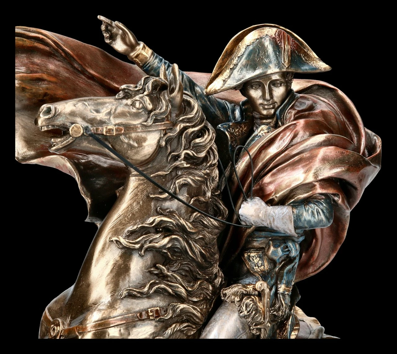Napoleon Bonaparte Figur Mit Pferd - Groß 8 Napoleon Bonaparte Figur Mit Pferd - Groß – Bild 6