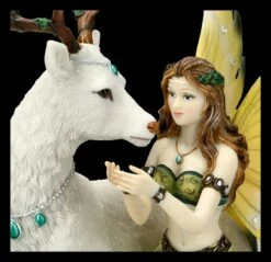 Elfen Figur Mit Hirsch - Adoration -FIGUREN Verkäufe 2D FS18304 Elfen Figur mit Hirsch Adoration 2 1280x1280