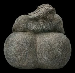 Tier Urne - Hunde-Engel Auf Herz In Steinoptik -FIGUREN Verkäufe 2D FS18972 Ersatzbilder 3 1280x1280