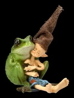 Pixie Kobold Figur - Frosch Kuscheln