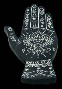 Räucherstäbchenhalter - Hamsa Hand -FIGUREN Verkäufe 2D FS20629 Hamsa Hand schwarz 2 1280x1280