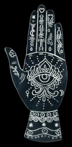 Räucherstäbchenhalter - Hamsa Hand -FIGUREN Verkäufe 2D FS20629 Hamsa Hand schwarz 6 1280x1280