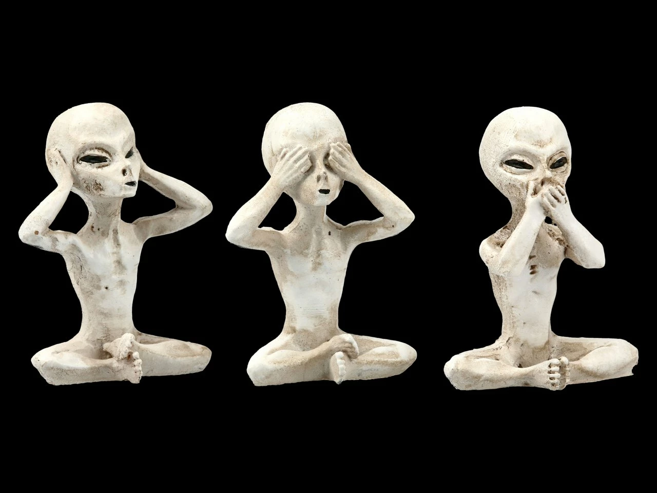 Alien Figuren - Nichts Böses 3 Alien Figuren - Nichts Böses