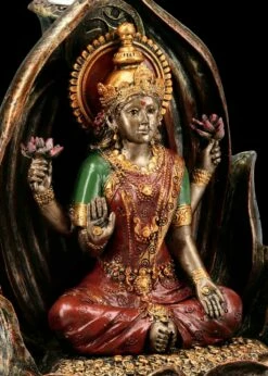 Backflow Räucherkegelhalter - Lakshmi 15 Backflow Räucherkegelhalter - Lakshmi -FIGUREN Verkäufe 2D FS21060 Backflow Raeucherkegelhalter Lakshmi 9 1280x1280