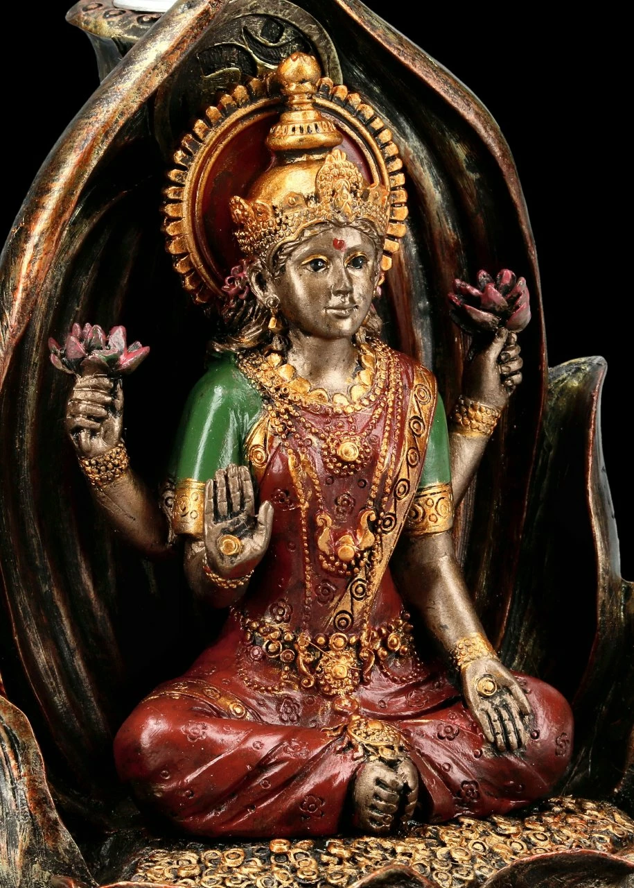 Backflow Räucherkegelhalter - Lakshmi 9 Backflow Räucherkegelhalter - Lakshmi – Bild 7