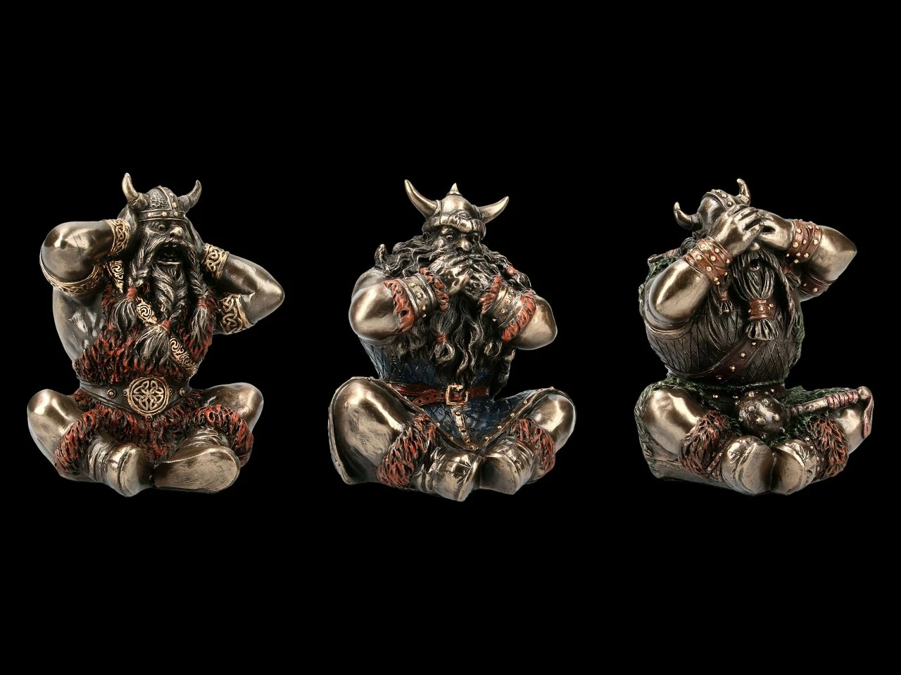 Wikinger Figuren Set - Nichts Böses 4 Wikinger Figuren Set - Nichts Böses – Bild 2