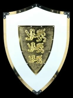 Ritter Schild - Drei Löwen Wappen