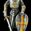 Zinn Ritter Figur - Deutscher Orden -FIGUREN Verkäufe 2D FS21452 Deutscher Orden Zinn Ritter Figur 1 1280x1280
