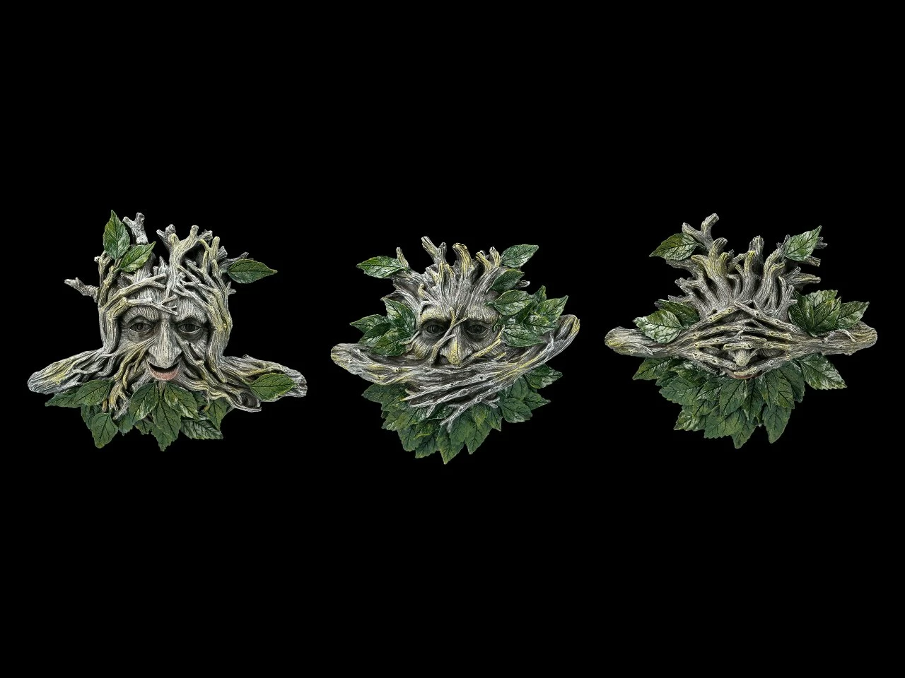 Greenman Wandrelief Set - Nichts Böses 3 Greenman Wandrelief Set - Nichts Böses