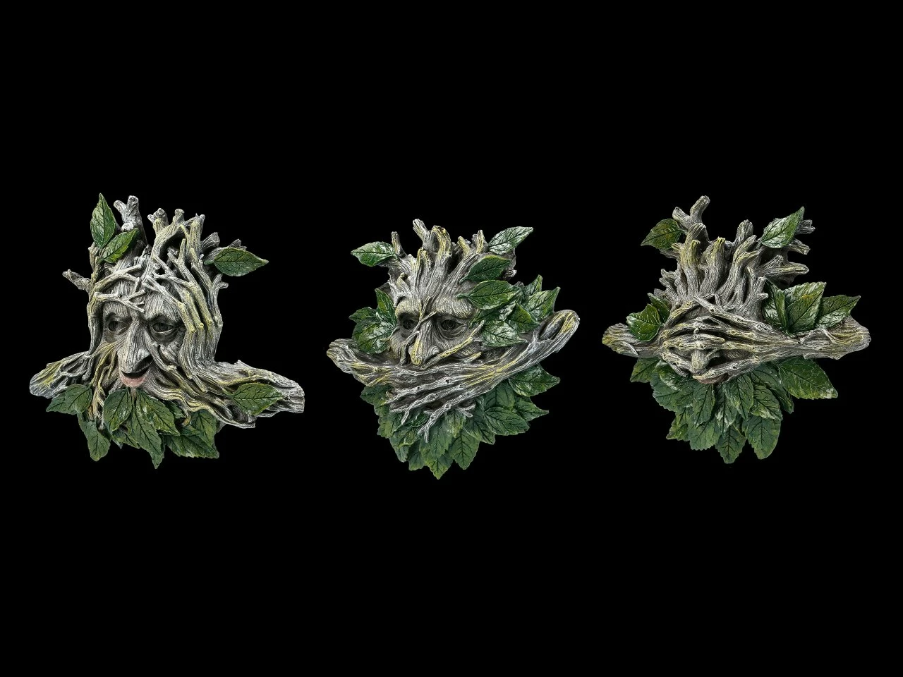 Greenman Wandrelief Set - Nichts Böses 7 Greenman Wandrelief Set - Nichts Böses – Bild 5