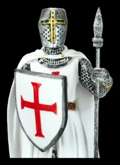 Ritter Figur - Templer Mit Speer Und Schild -FIGUREN Verkäufe 2D FS21726 Ritter Figur Templer mit Speer und Schild 3 1280x1280