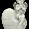 Gartenfigur - Engel Sitzt Auf Herz -FIGUREN Verkäufe 2D FS21748 Gartenfigur Engel sitzt auf Herz 1 1280x1280