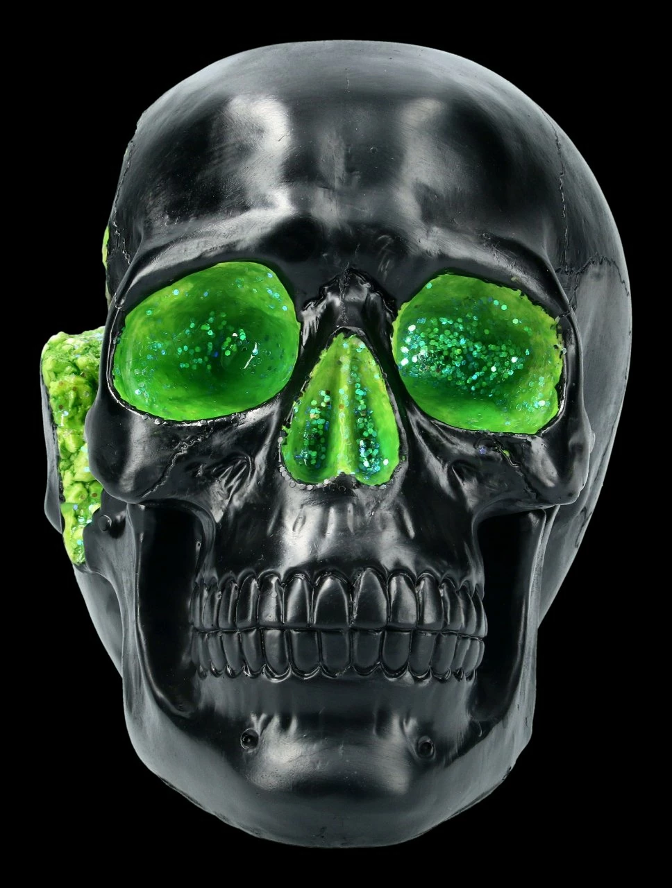 Totenkopf - Geode Skull - Grün 4 Totenkopf - Geode Skull - Grün – Bild 2