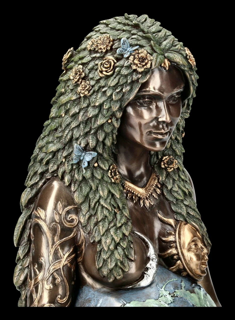 NEMESIS NOW Himmlische Gaia Figur - Mutter Erde - Groß Bronziert 8 NEMESIS NOW Himmlische Gaia Figur - Mutter Erde - Groß Bronziert – Bild 6