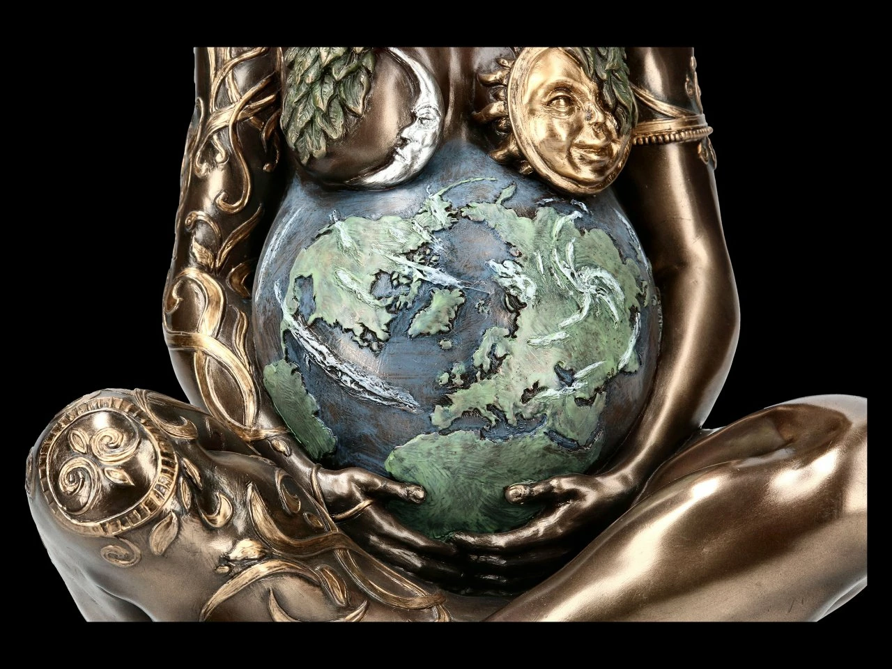 NEMESIS NOW Himmlische Gaia Figur - Mutter Erde - Groß Bronziert 10 NEMESIS NOW Himmlische Gaia Figur - Mutter Erde - Groß Bronziert – Bild 8