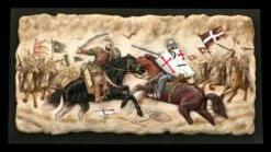 Wandbild - Schlacht Der Kreuzritter Vs. Sarazenen -FIGUREN Verkäufe 2D FS21996 Wandbild Schlacht der Kreuzritter vs Sarazenen 2 1280x1280