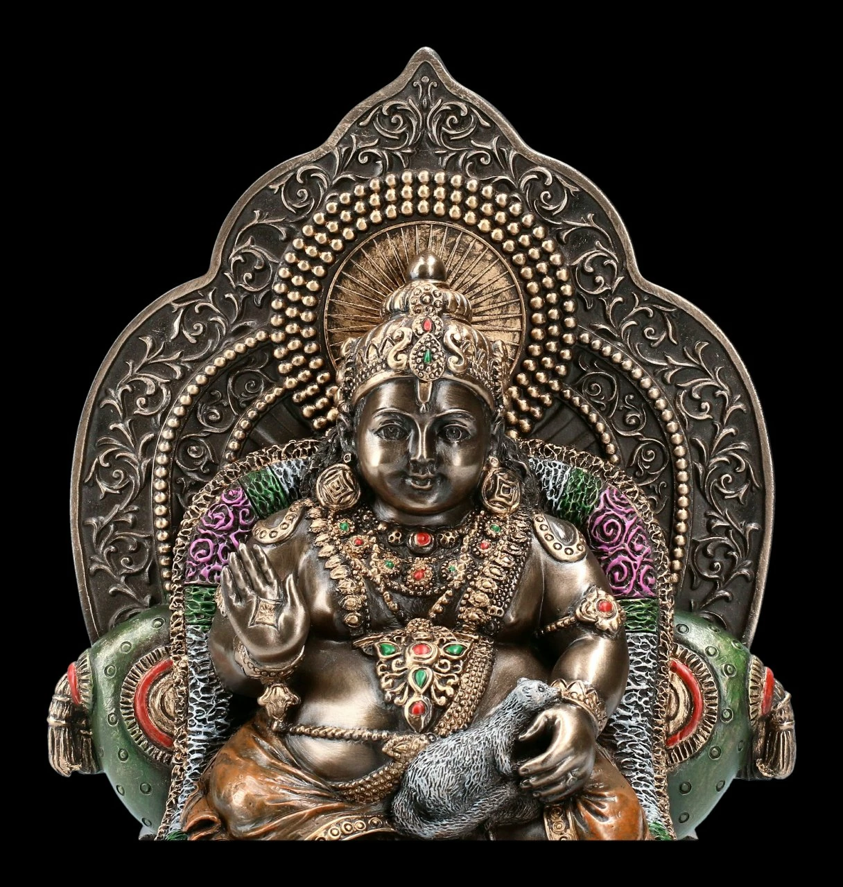 Kubera Figur - Gott Des Wohlstands 9 Kubera Figur - Gott Des Wohlstands – Bild 7