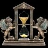 Sanduhr Mit Geflügelten Löwen